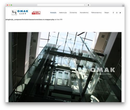 Klin WordPress theme - omakasansor.com.tr