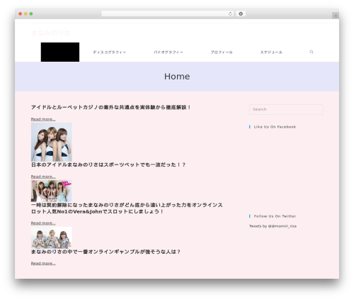 Simple facebook plugin WordPress plugin - mamiri.jp