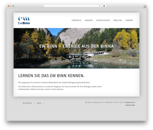 Smartbox WordPress theme - ewbinn.ch