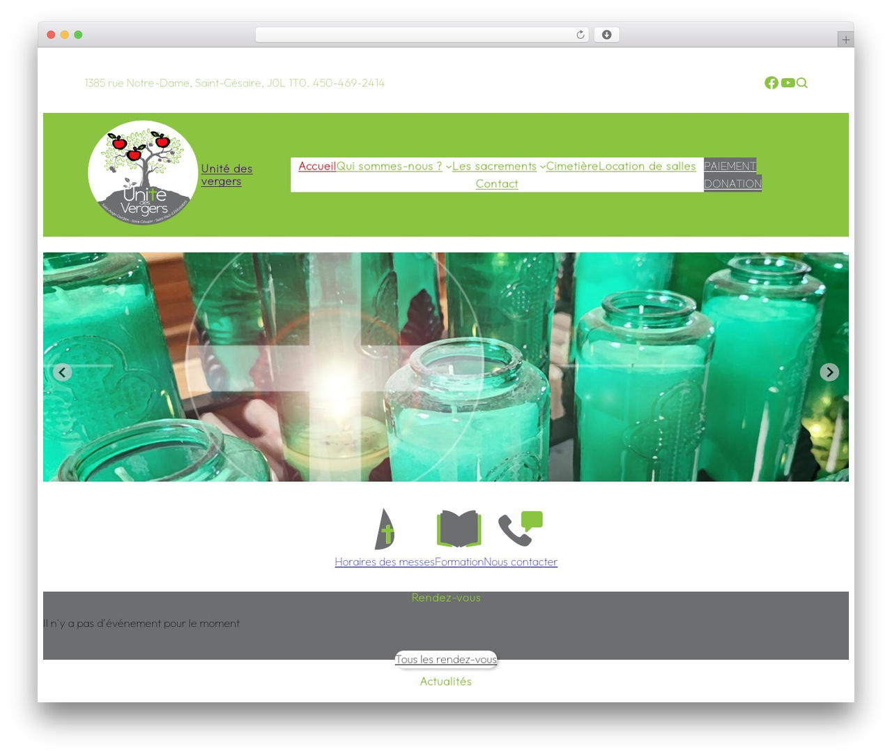 WordPress theme Aster - unitedesvergers.org