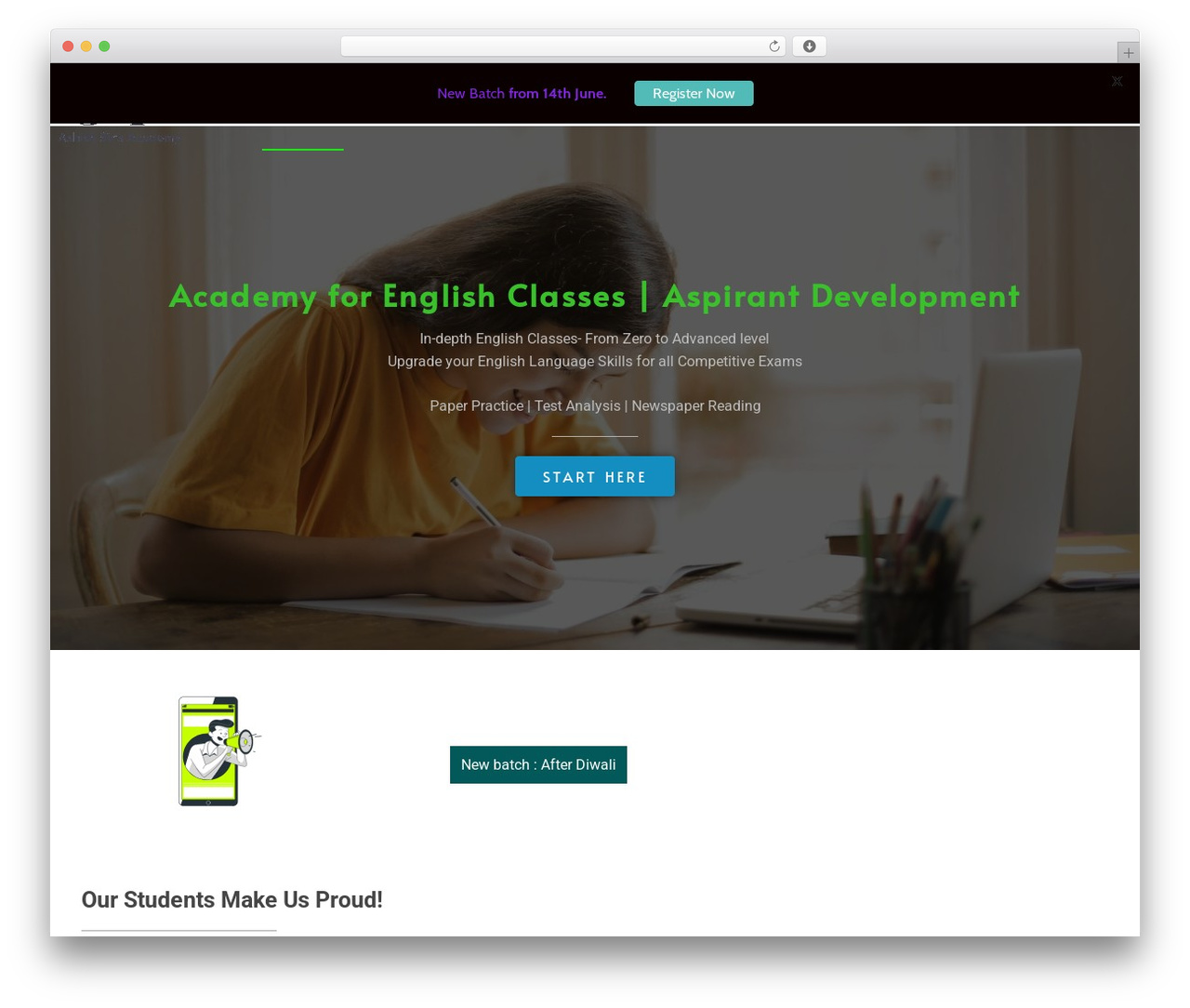WordPress theme Blocksy - ashishsirsacademy.com