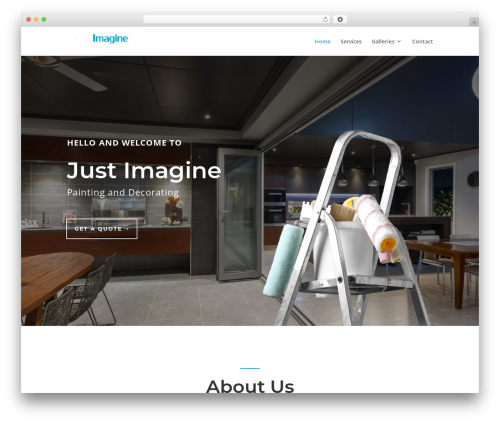 Aspen footer editor WordPress plugin - justimaginepainting.com.au