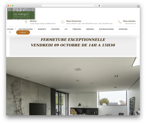 WordPress theme flooring - parquets-auch.fr