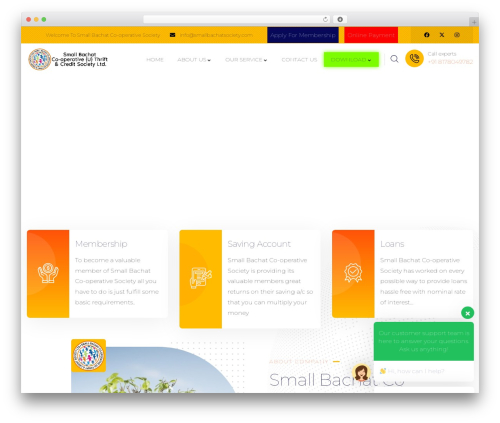 Modins themer WordPress plugin - smallbachatsociety.com