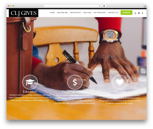 WordPress theme WP-Prosperity - cljgives.org