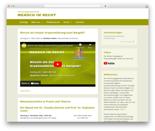 Newsletter2Go free WordPress plugin - mensch-im-recht.ch