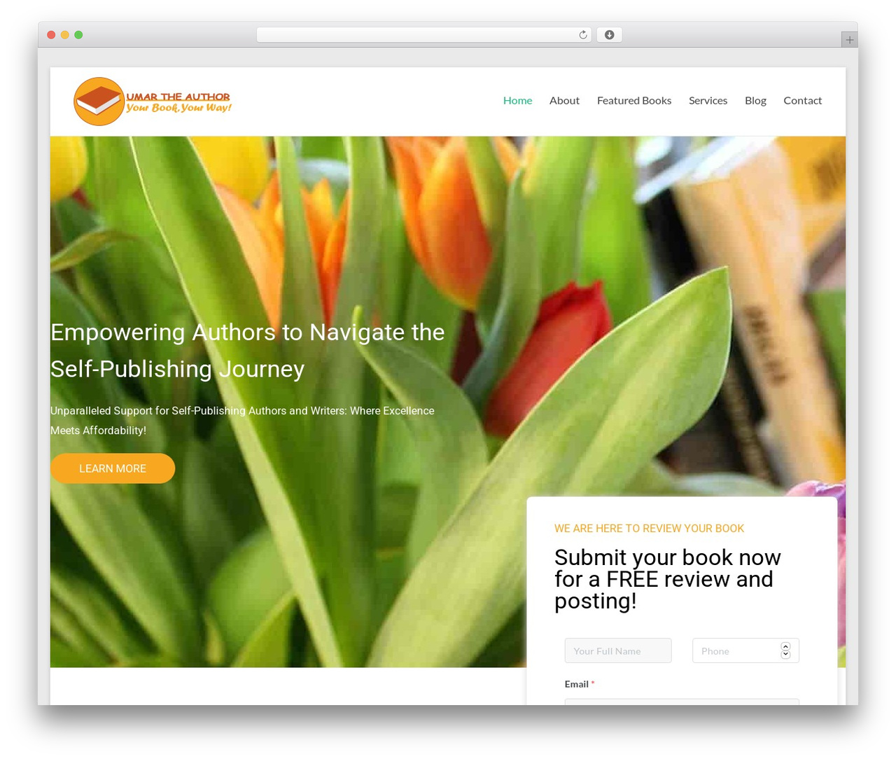 Spacious WordPress theme - umartheauthor.com Spacious WordPress theme - umartheauthor.com