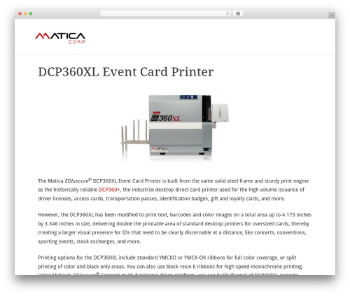 Theme WordPress Hellish Simplicity - matica.us/DCP360XL Theme WordPress Hellish Simplicity - matica.us/DCP360XL