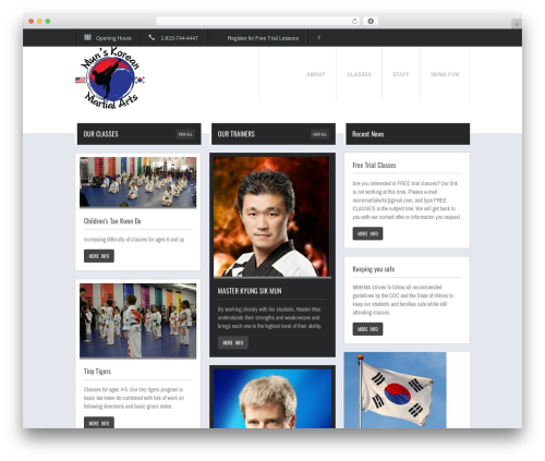 Theme WordPress Fit WP - mkmatkd.com