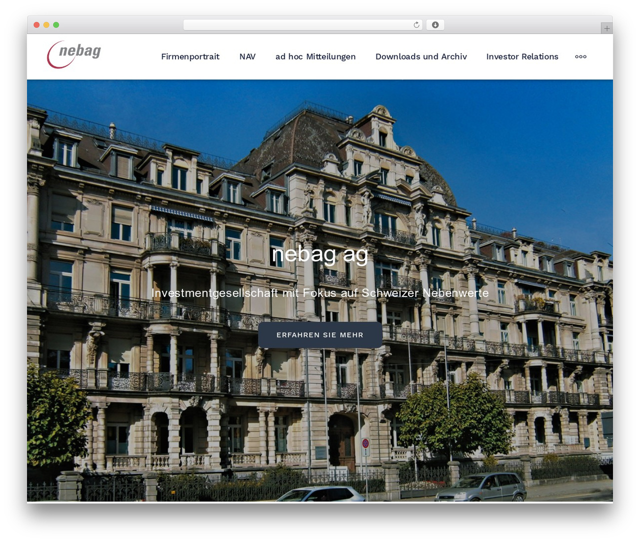 Theme WordPress Getwid Base - nebag.ch