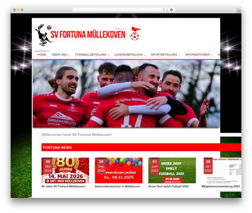 Theme WordPress MX - sv-fortuna-muellekoven.de