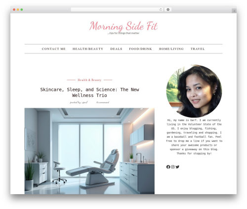 WordPress theme daisy - morningsidefit.com