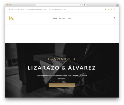 Attorna premium WordPress theme - lizarazoyalvarez.com