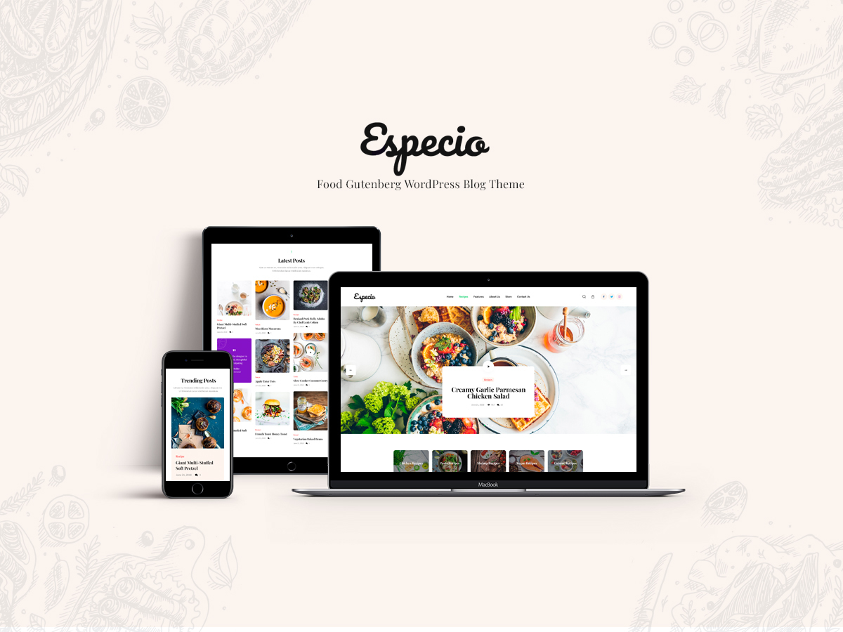 Best WordPress theme Especio Best WordPress theme Especio