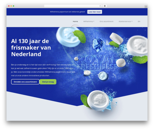 Compion WordPress theme - wilhelminapepermunt.nl