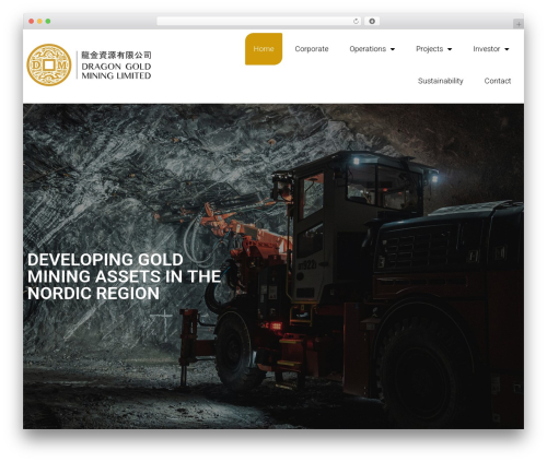 Custom Theme theme WordPress - dragonmining.com