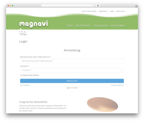 The events calendar community events WordPress plugin - kurstermine.com