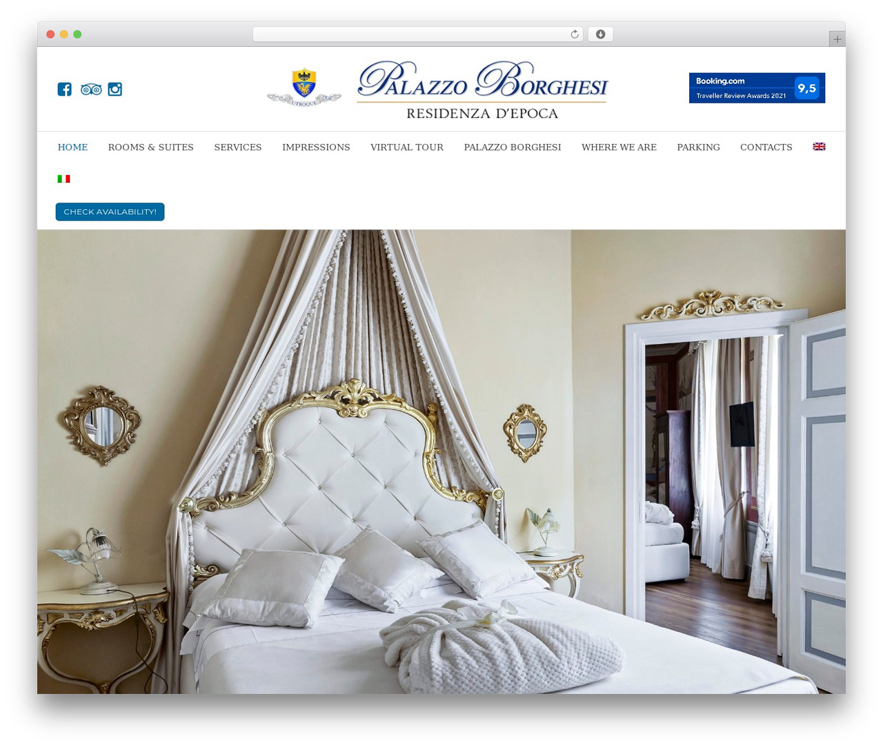 Lambda WordPress theme - palazzoborghesesiena.it