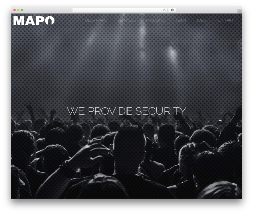 North theme WordPress - mapo.events