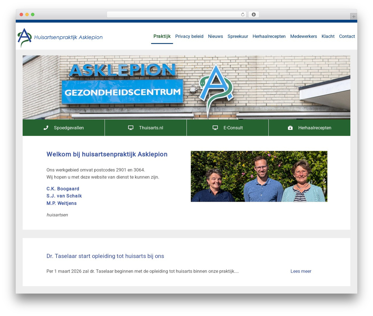 Theme WordPress DP Theme - praktijkasklepion.nl