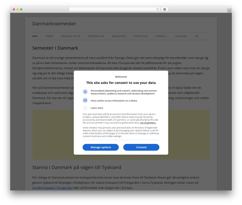 Tiny Framework theme WordPress free - danmarkssemester.se