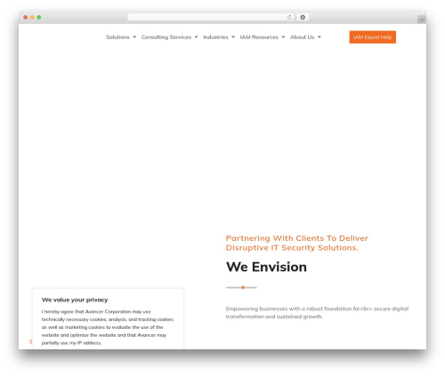 WordPress theme CYBER - www.avancercorp.com