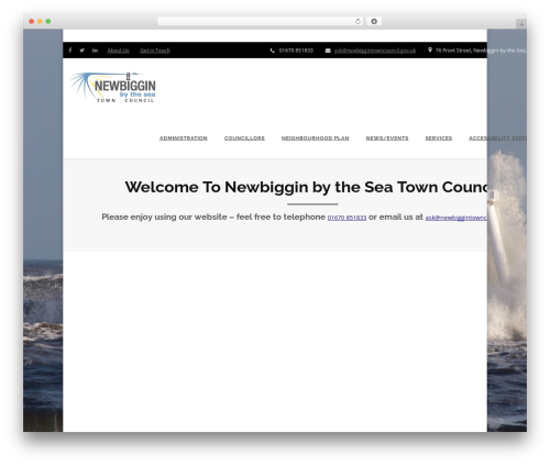 Accessibility plus WordPress plugin - newbiggintowncouncil.gov.uk