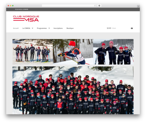 WordPress theme Storefront - clubnordiquemsa.com