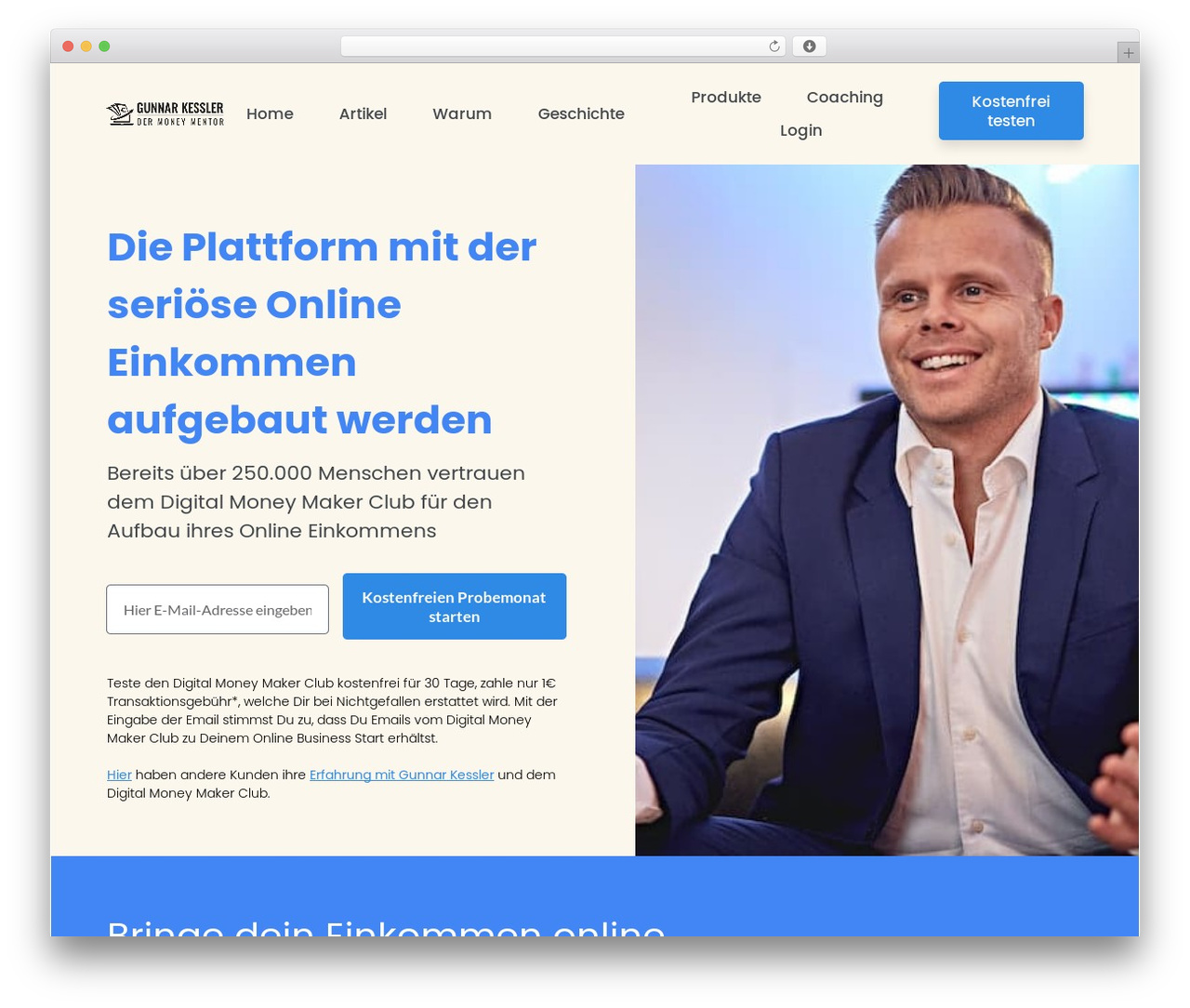 WordPress theme Thrive Theme Builder - digitalmoneymaker.de