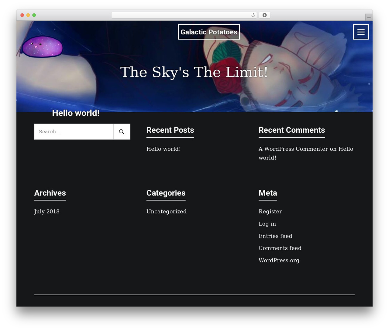 Alpha Centauri premium WordPress theme - galacticpotatoes.com