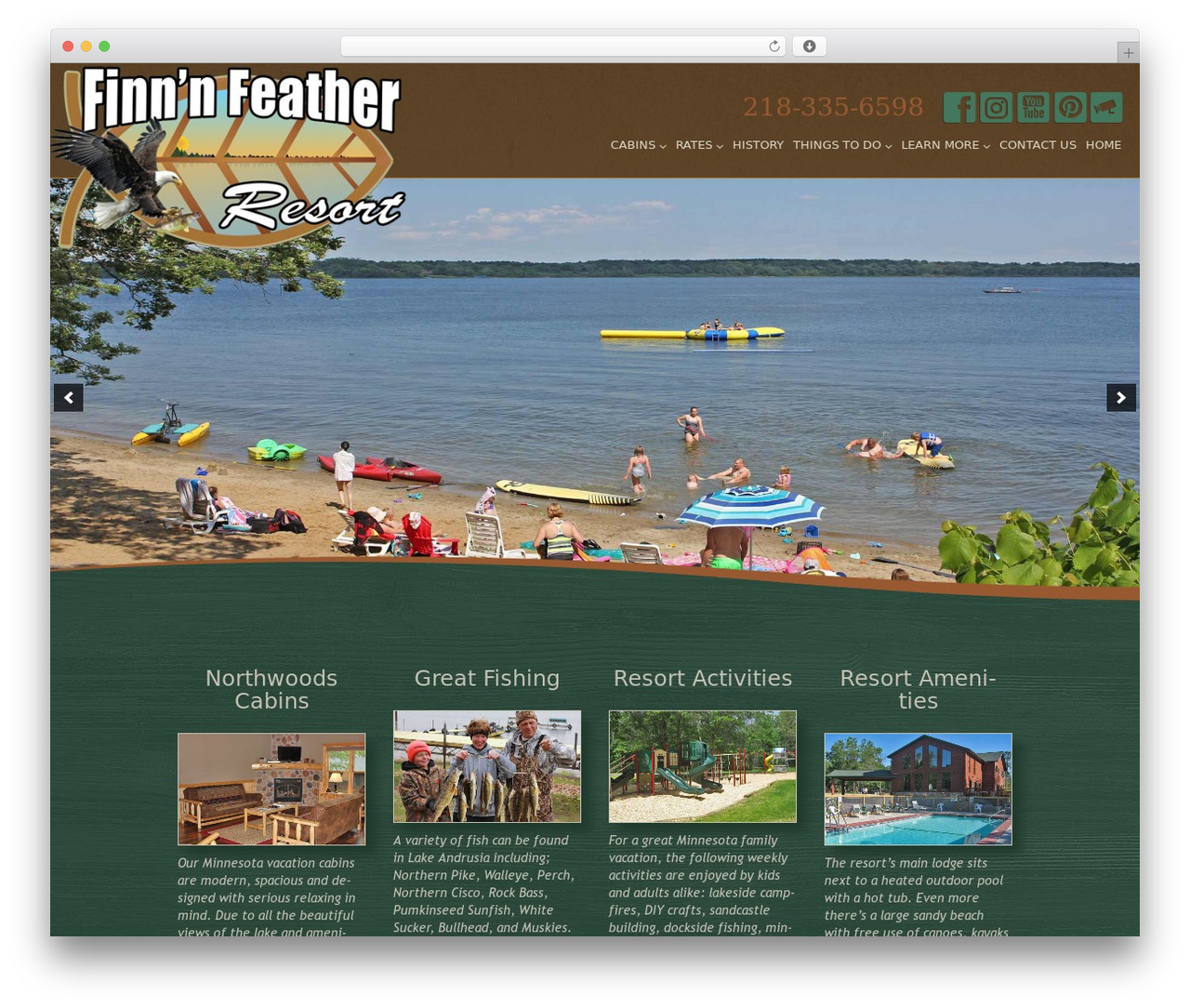 Cherry Framework WordPress theme - fnfresort.com