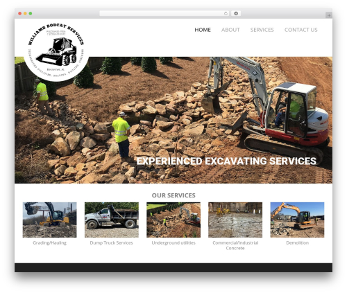 Create WordPress theme - williamsbobcatservices.com