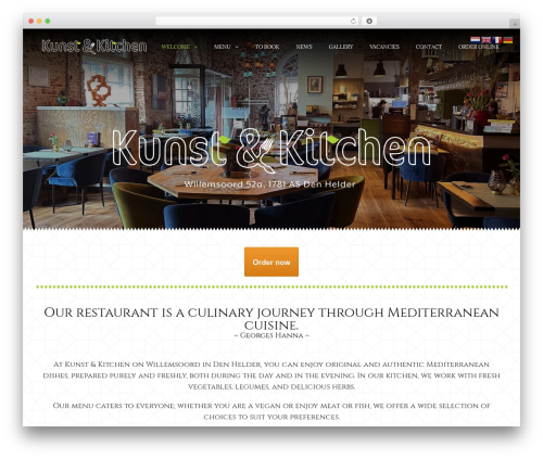 Cristiano best WordPress theme - kunstenkitchen.nl