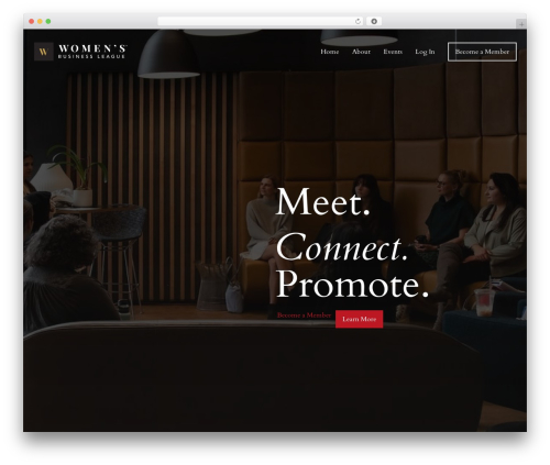 GeneratePress WordPress theme - womensbusinessleague.com