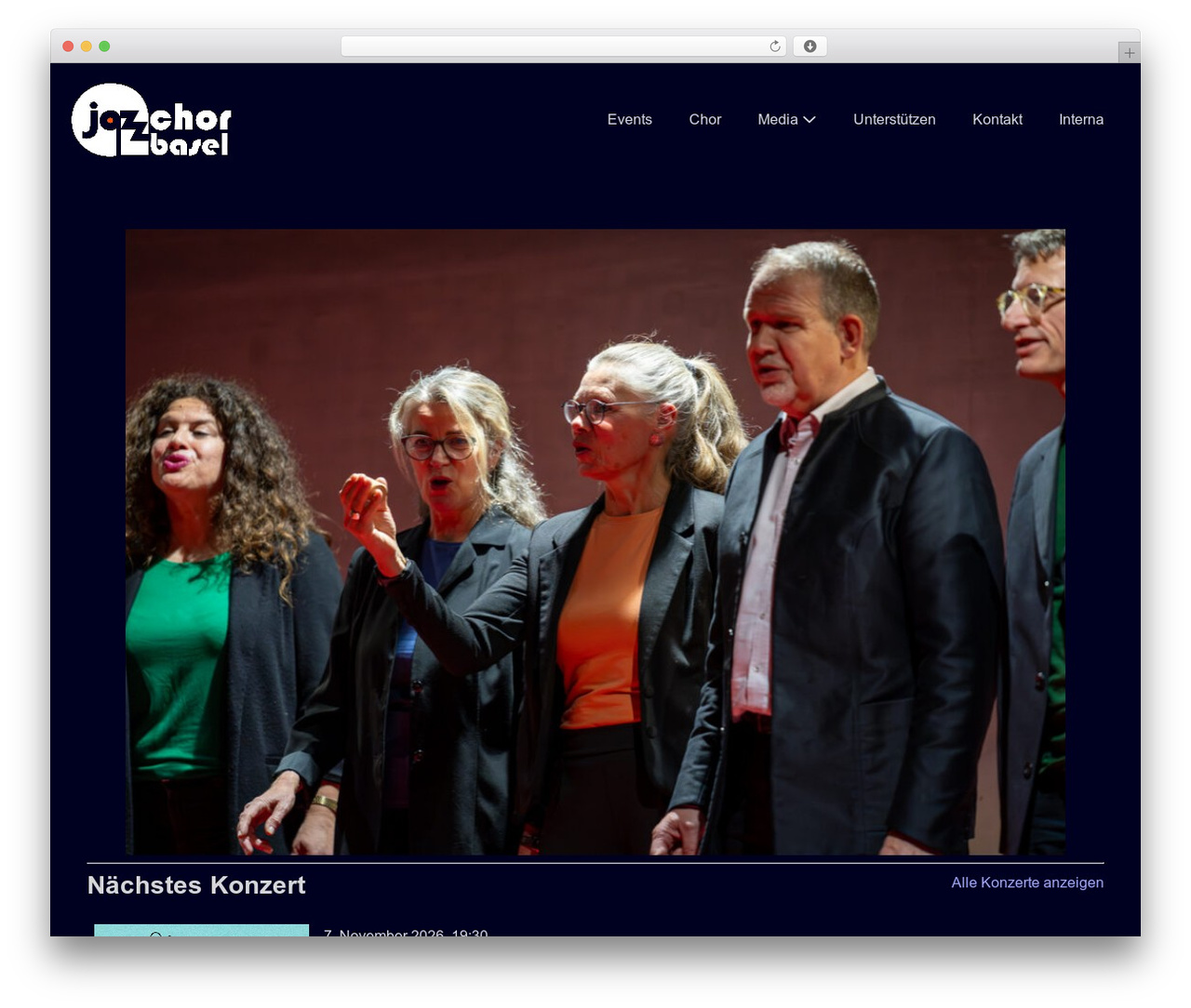 Page Builder Framework WordPress theme - jazzchorbasel.ch