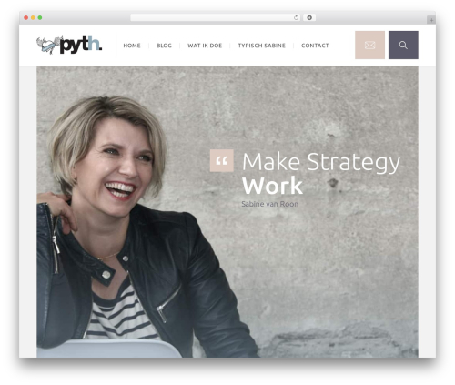 Pyth WordPress theme - pyth.nl