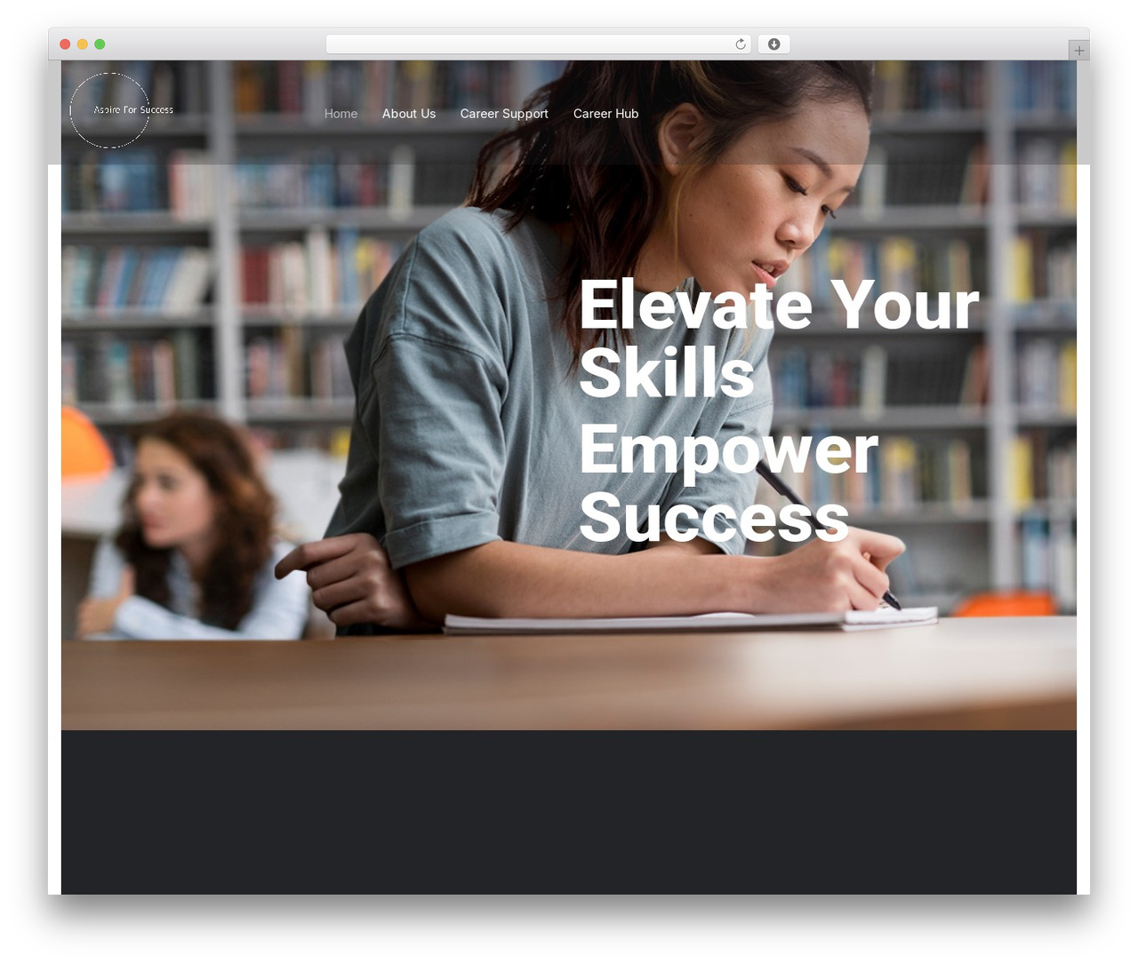 Skilled theme WordPress - aspireforsuccess.co.uk