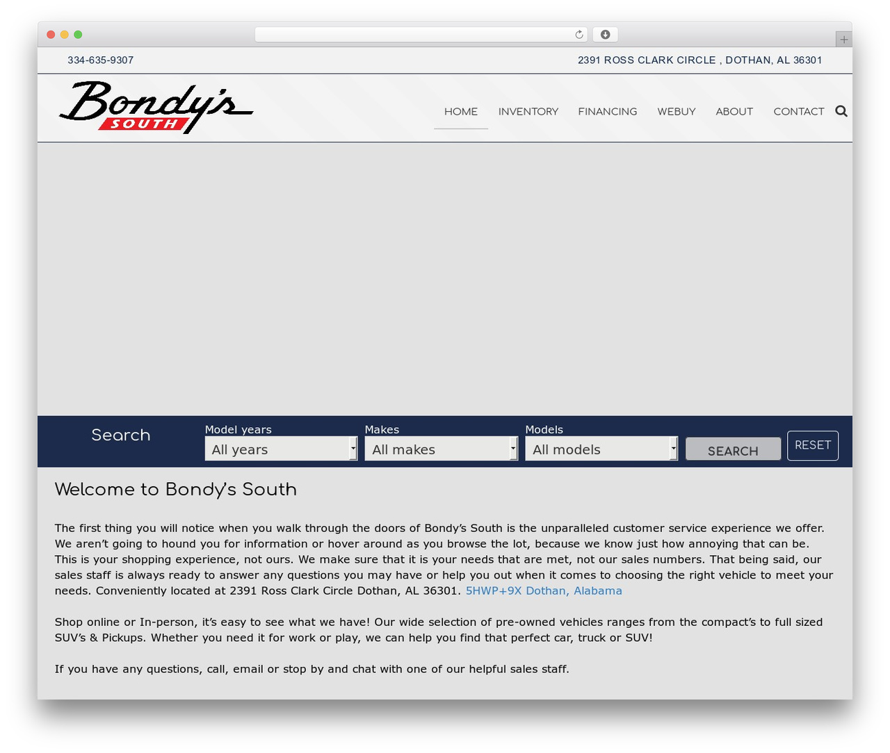 Theme WordPress _dealer Clay - bondyssouth.com