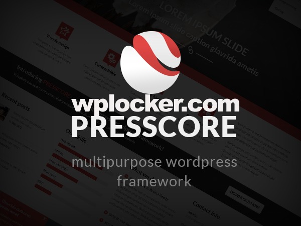 WordPress theme PressCore (shared on wplocker.com)