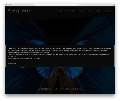 WordPress theme Visual Composer Starter - viva-carlos.com