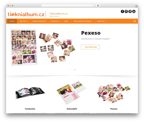 WordPress website theme Accesspress Basic Pro - tisknialbum.cz