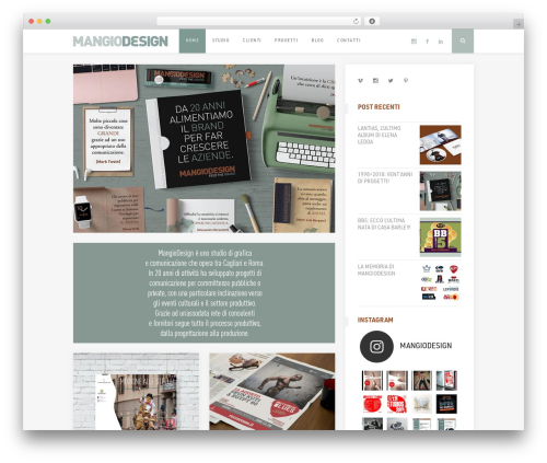 Flow WordPress theme - mangiodesign.net
