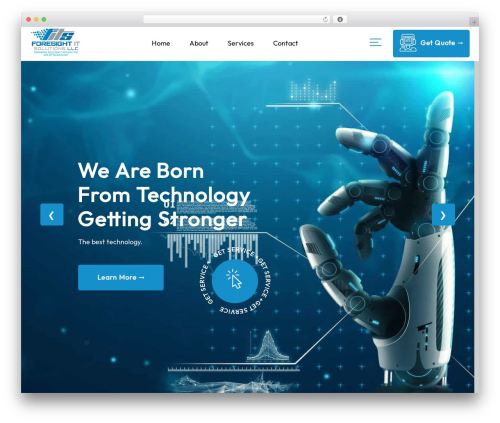 Technit - Technology WordPress Theme theme WordPress - foresightit.net