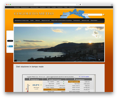 Theme WordPress Kitchener - cogoletometeo.it