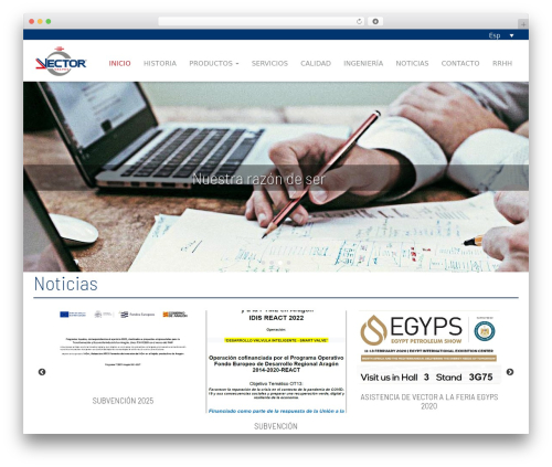 Vector Valves WordPress theme - vectorvalves.com