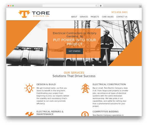 WordPress theme GDS Theme - toreelectric.com