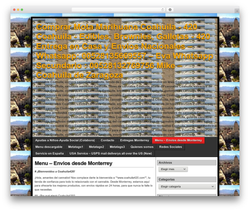 WordPress theme Asteroid - coahuila420.com
