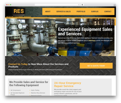 WordPress theme BLD Bootstrap WP Touch - respump.com