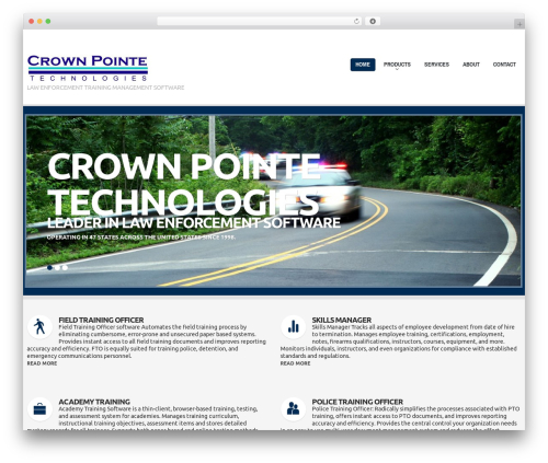 WordPress theme cherry - crownpointetech.com
