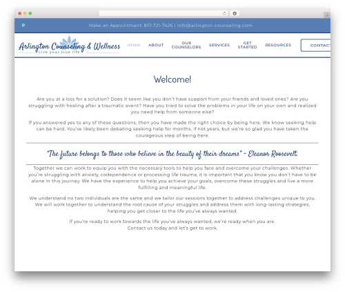 WordPress theme Megatheme - arlington-counseling.com